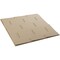 Ekena Millwork 19 5/8in. W x 19 5/8in. H Honeycomb EnduraWall Decorative 3D Wall Panel Covers 2.67 Sq. Ft. WP20X20HBGBE - alternate 5